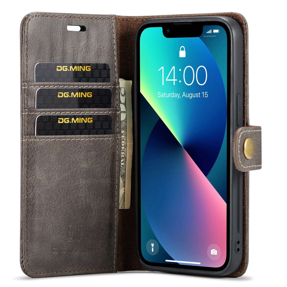 DG.MING DG.MING iPhone 15 Plus 2in1 Magnet Fodral / Skal Grå