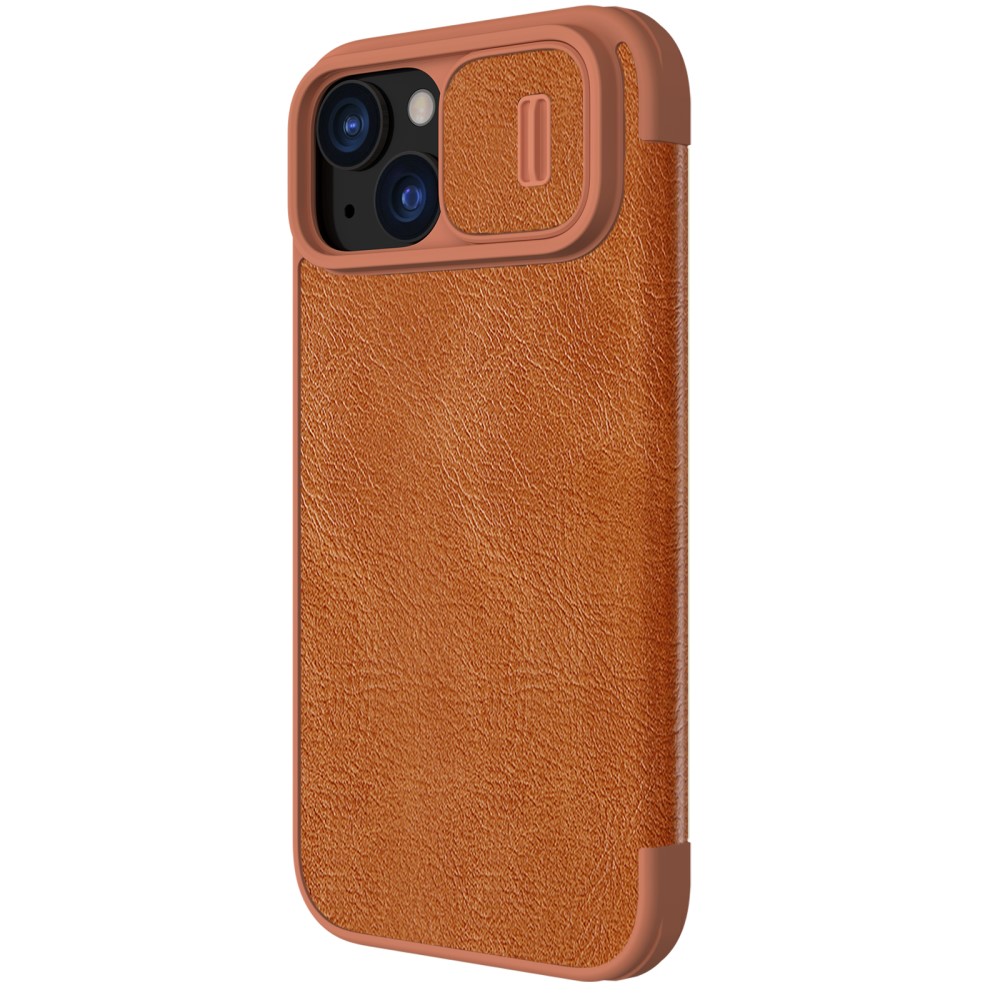 NILLKIN NILLKIN iPhone 15 Plus Fodral Qin CamShield Brun