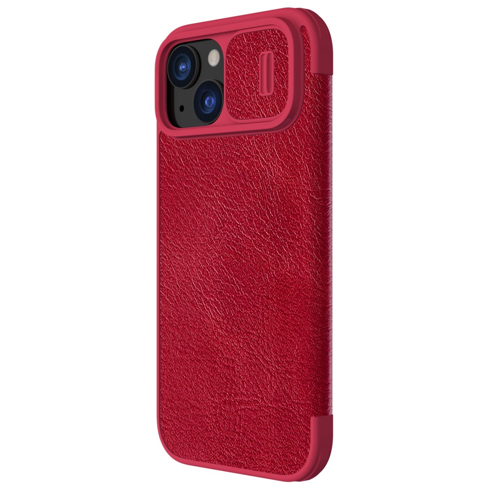 NILLKIN NILLKIN iPhone 15 Plus Fodral Qin CamShield Röd