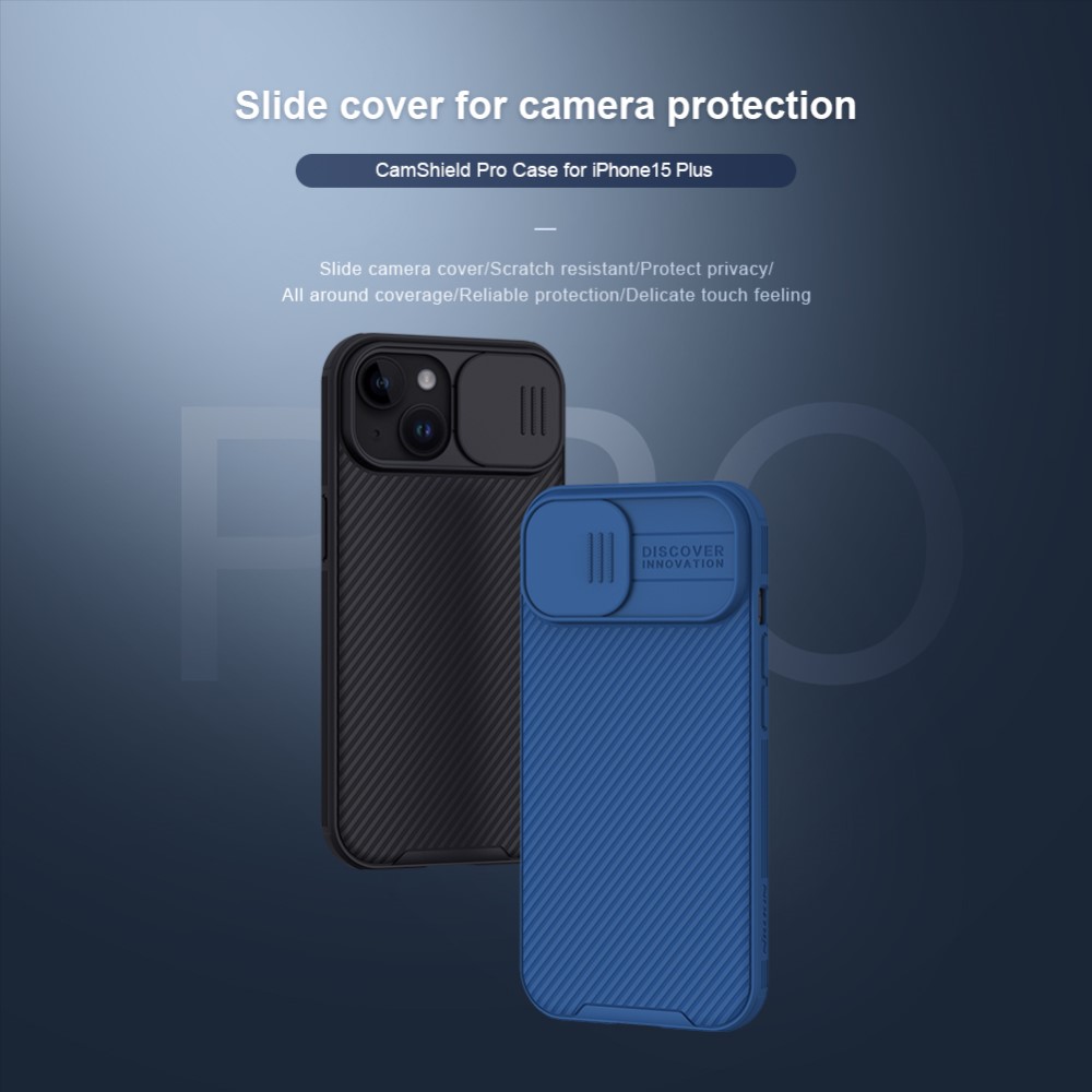 NILLKIN NILLKIN iPhone 15 Plus Skal CamShield Pro Grön