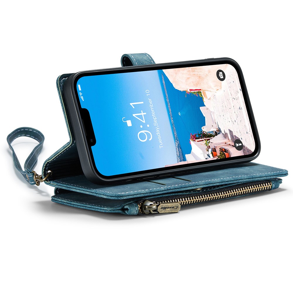 CASEME CASEME iPhone 15 Plus Multifunktionellt Fodral Blå