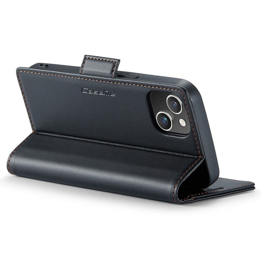 CASEME CASEME iPhone 15 Plus Fodral Läder RFID Svart