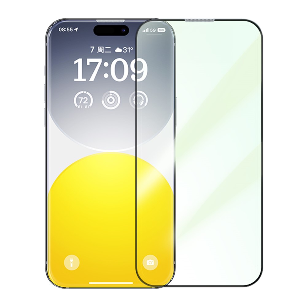 BASEUS BASEUS iPhone 15 Plus Skärmskydd Heltäckande