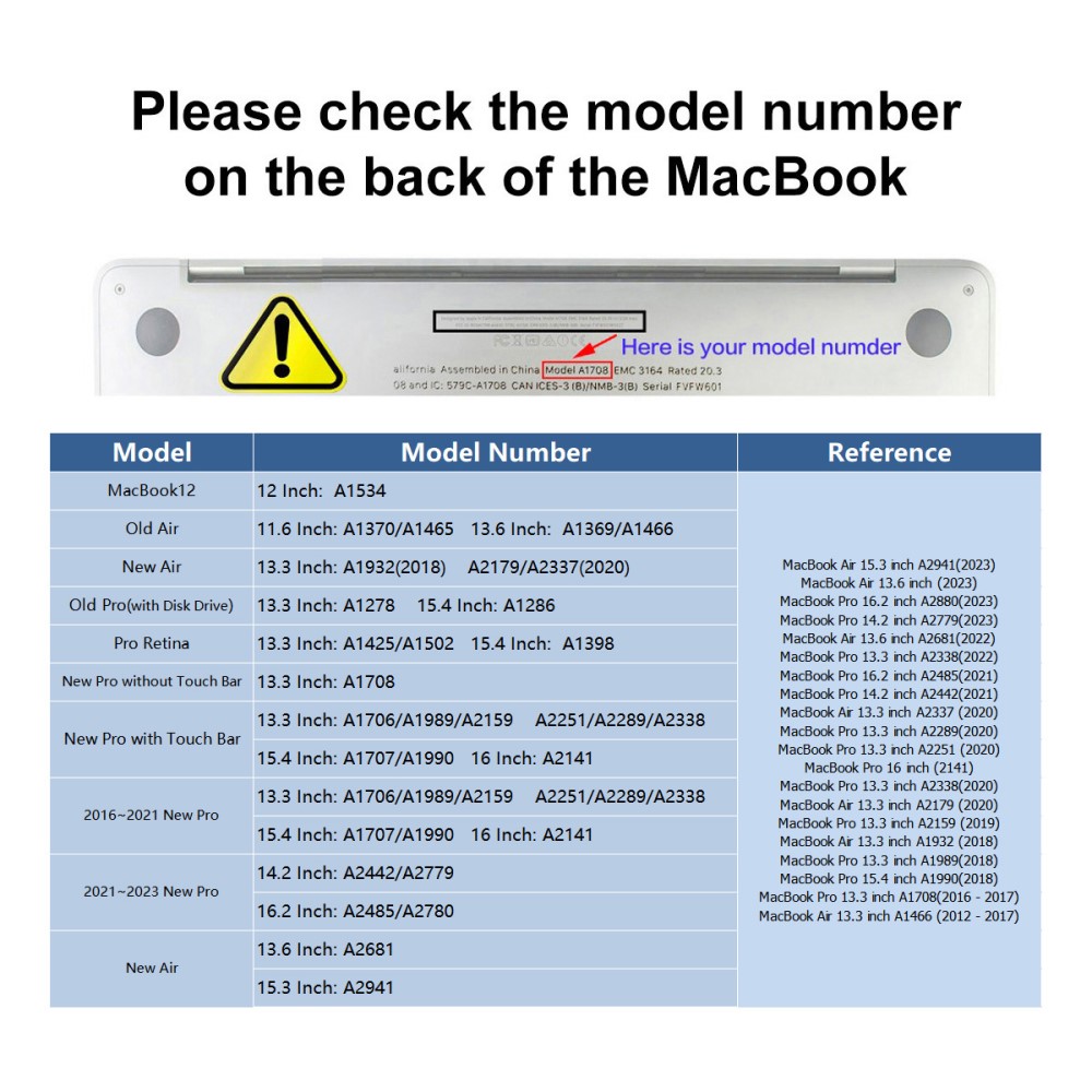 ENKAY ENKAY MacBook Air 15 2023 Skal Shockproof Transparent Glitter