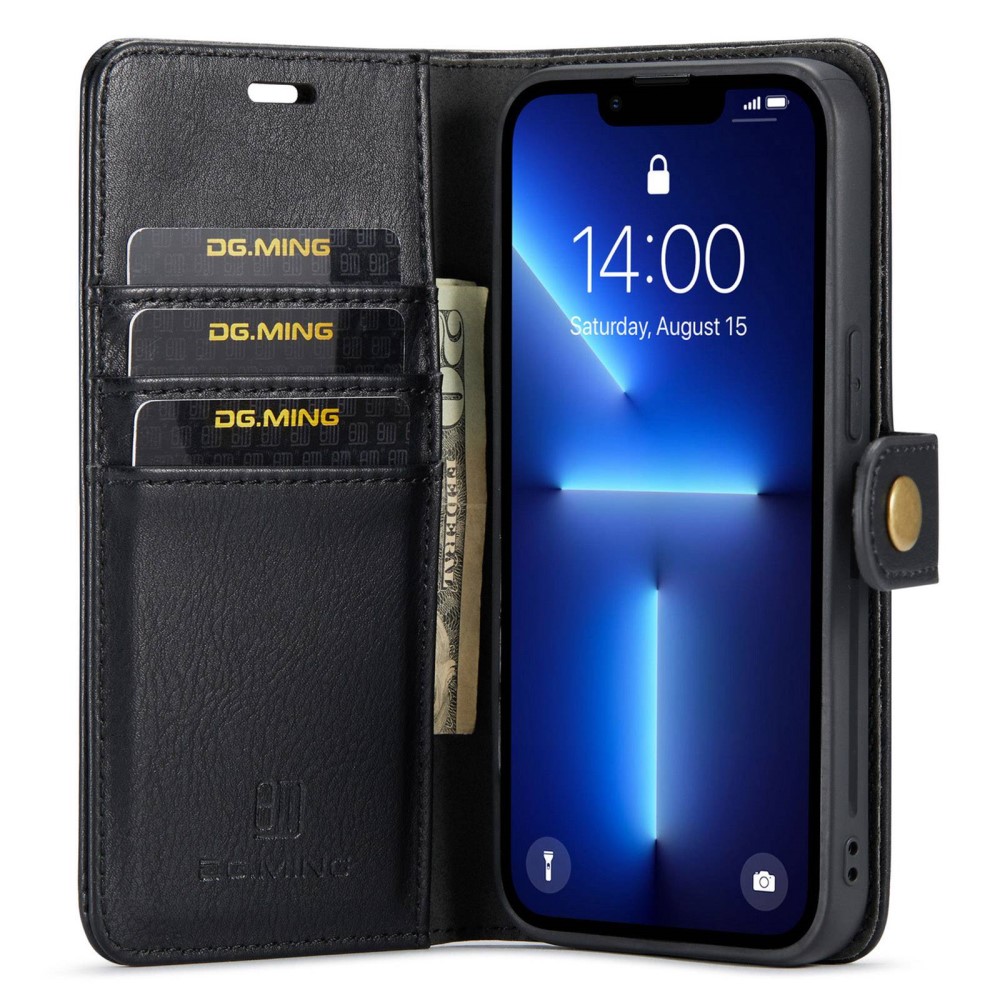 DG.MING DG.MING iPhone 15 Pro 2in1 Magnet Fodral / Skal Svart