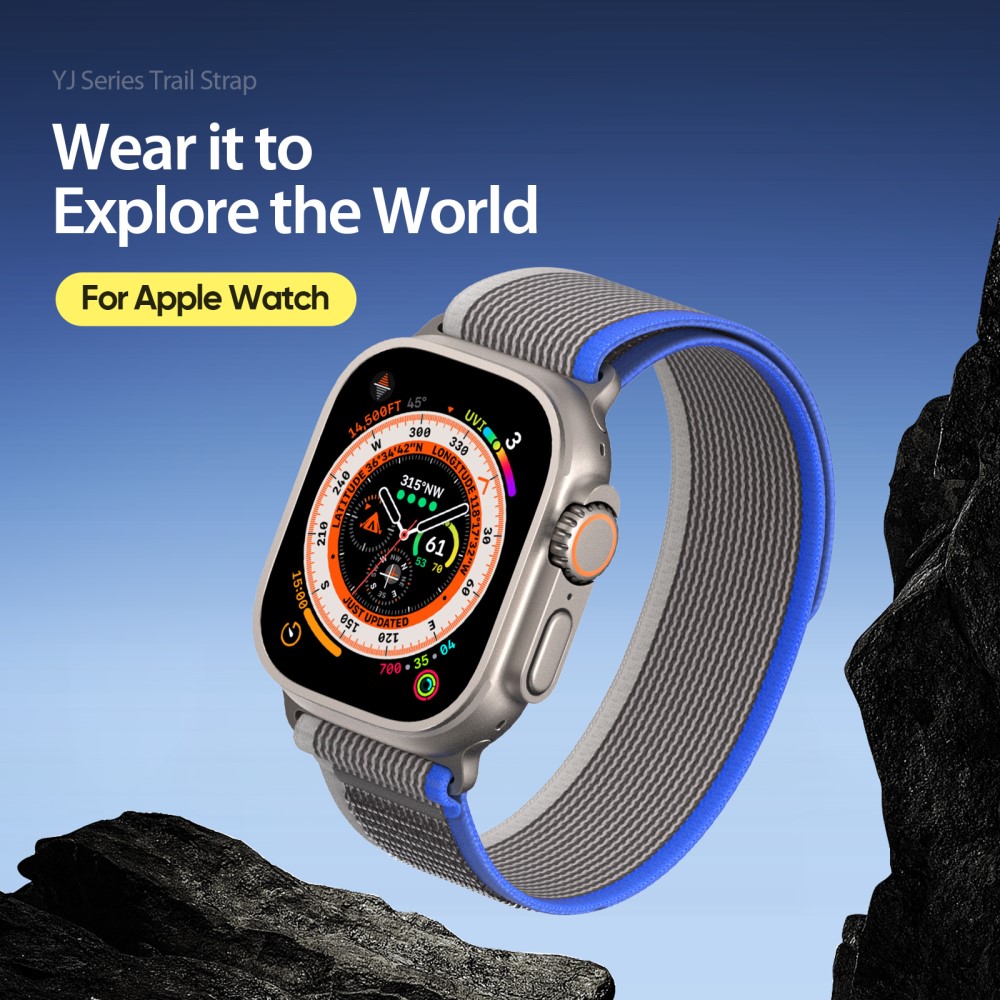 DUX DUCIS DUX DUCIS Apple Watch 42/44/45/46/49 mm Armband Sport Nylon Loop