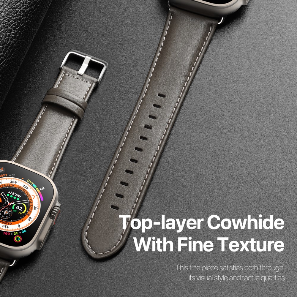 DUX DUCIS DUX DUCIS Apple Watch 42/44/45/46/49 mm Armband Äkta Läder