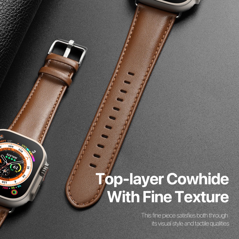 DUX DUCIS DUX DUCIS Apple Watch 38/40/41/42 mm mm Armband Äkta Läder