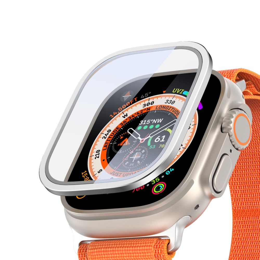 DUX DUCIS DUX DUCIS Apple Watch Ultra 49 mm Skärmskydd Aluminium Ram Silver