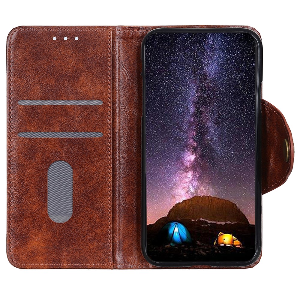 KHAZNEH KHAZNEH Google Pixel 8 Pro Fodral Med Magnetisk Mässing Brun