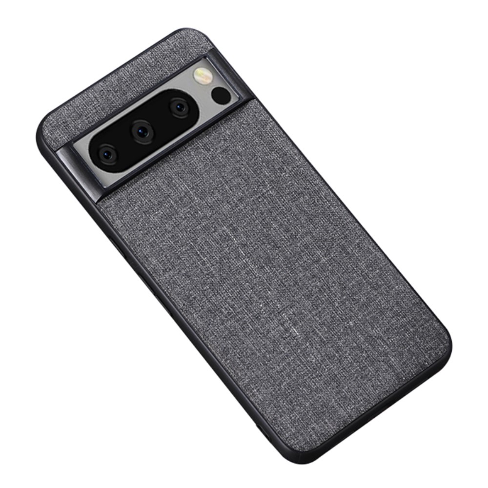  Google Pixel 8 Pro Skal Tygbelagt Hybrid Grå