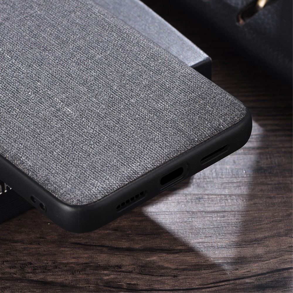  Google Pixel 8 Pro Skal Tygbelagt Hybrid Grå