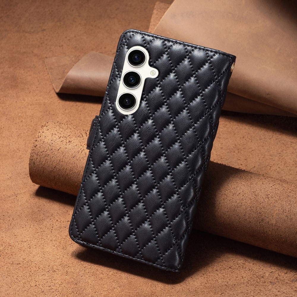 BINFEN BINFEN Galaxy S23 FE Fodral Diamond Multifunktionell Svart