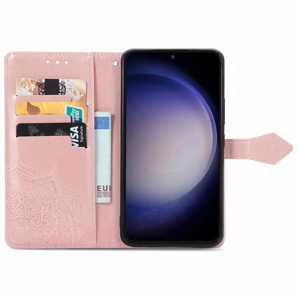  Samsung Galaxy S23 FE Fodral Mandala Blossom Roséguld