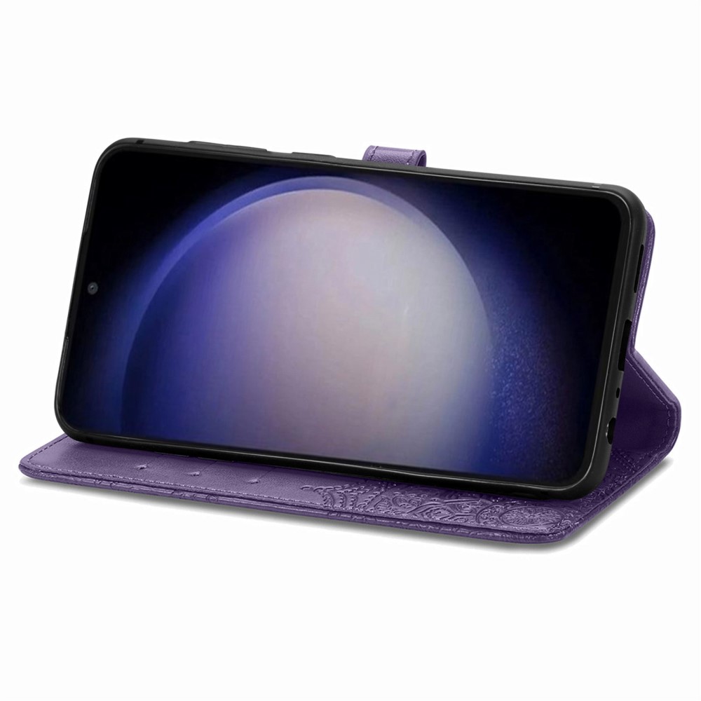  Samsung Galaxy S23 FE Fodral Mandala Blossom Lila