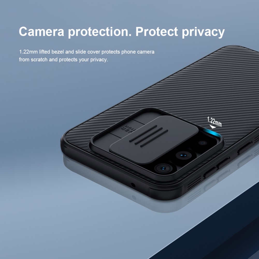 NILLKIN NILLKIN Samsung Galaxy S23 FE Skal CamShield Pro Blå