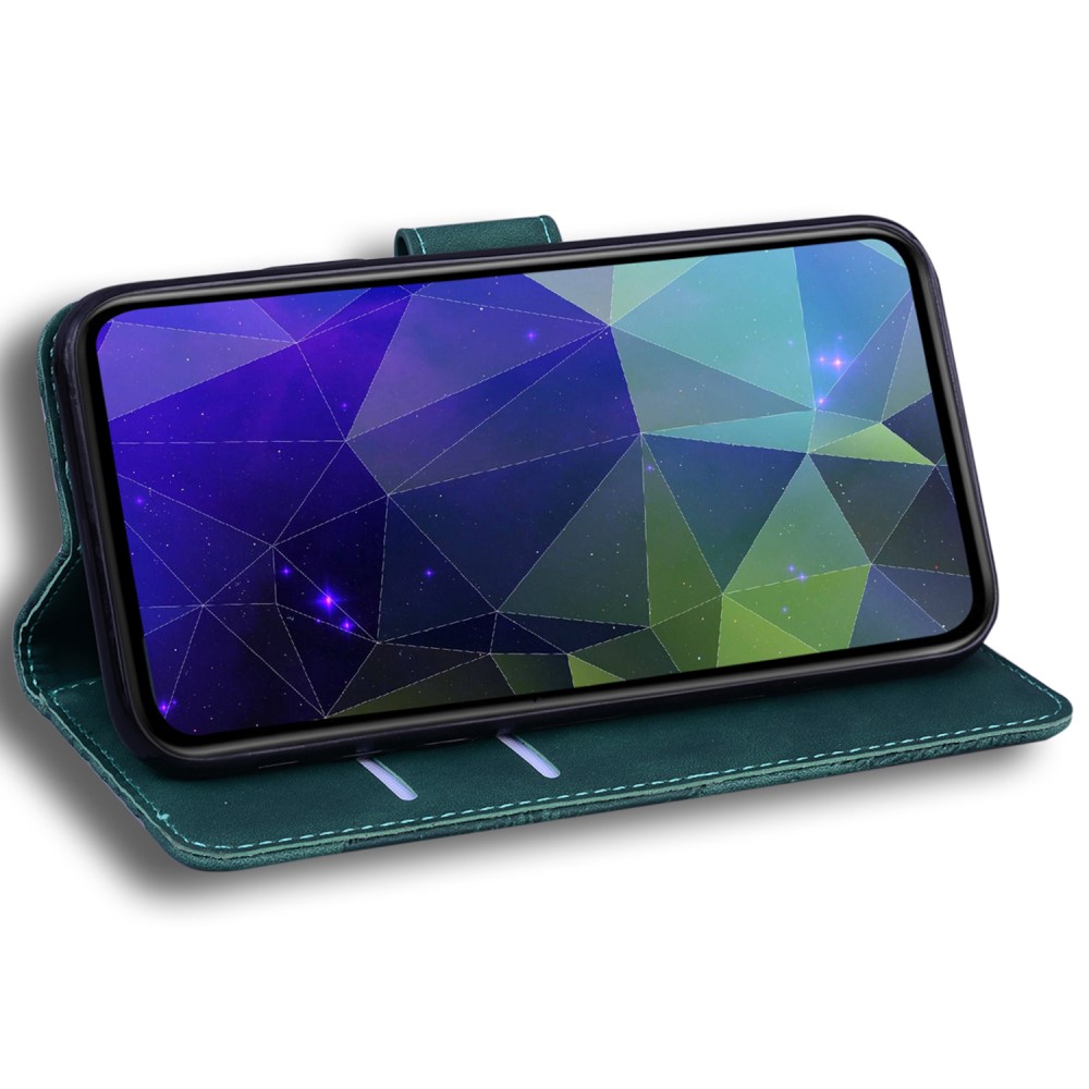  Samsung Galaxy S23 FE Fodral Läder Grön