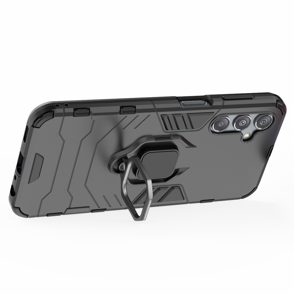  Samsung Galaxy S23 FE Skal Hybrid Armor Ring Svart