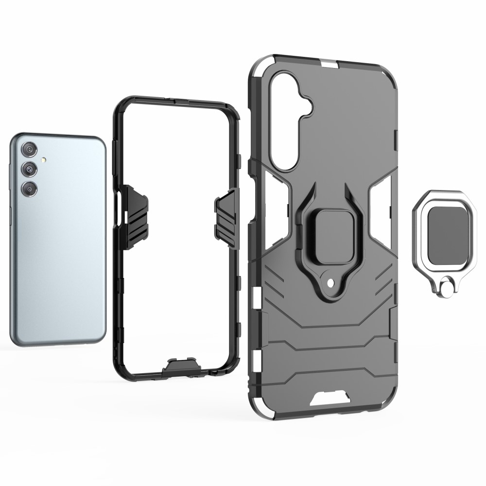  Samsung Galaxy S23 FE Skal Hybrid Armor Ring Svart