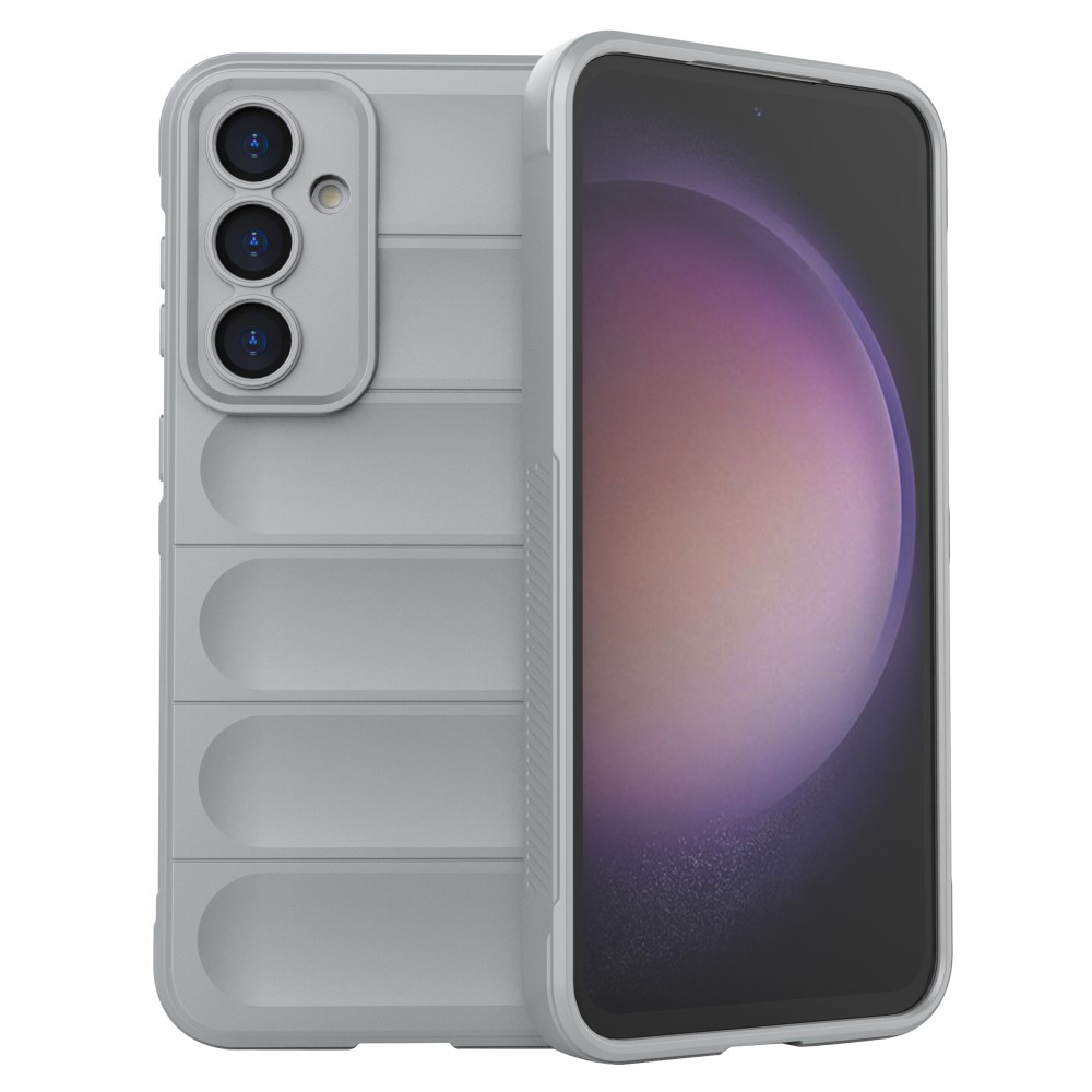  Samsung Galaxy S23 FE Skal Magic Shield TPU Ljus Grå