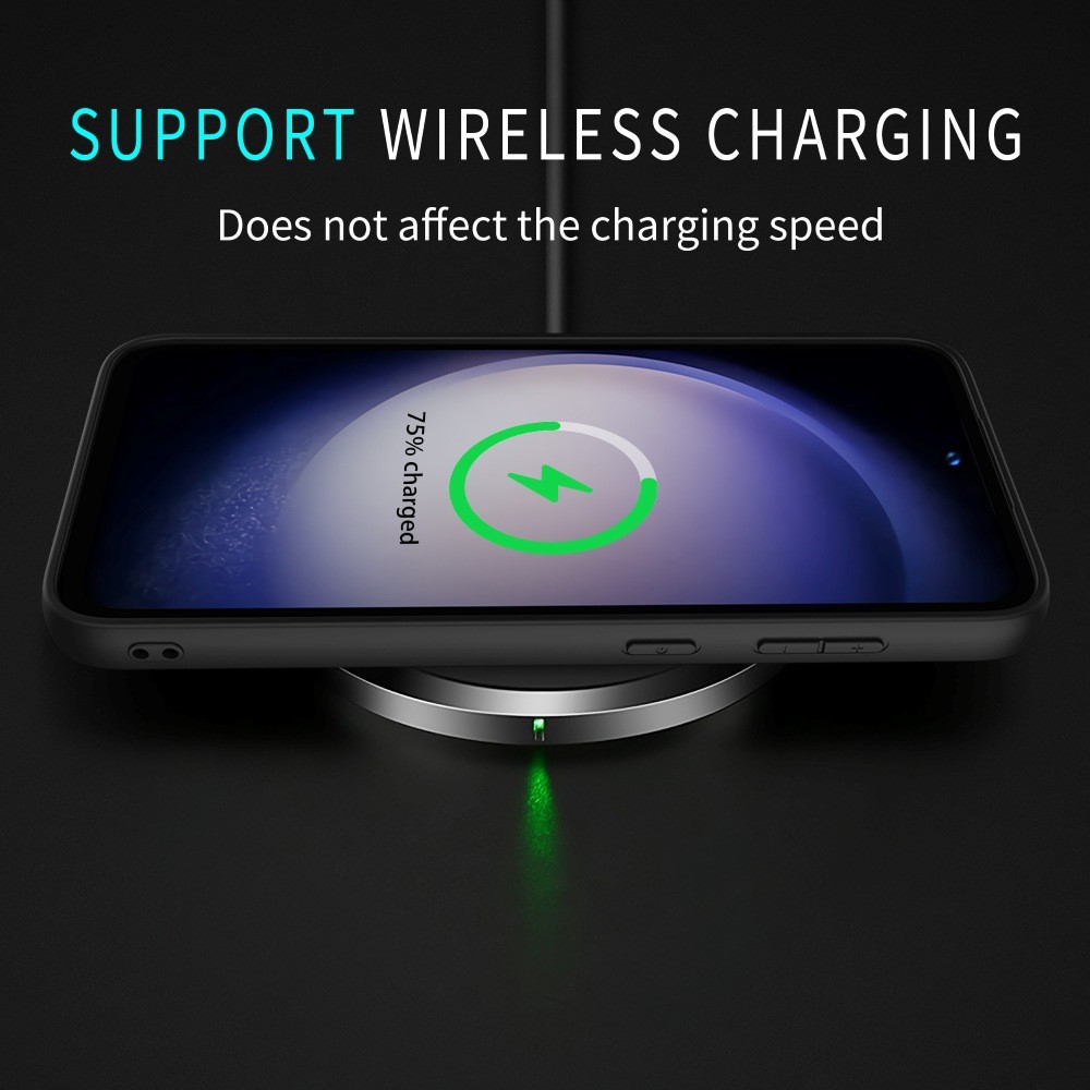  Samsung Galaxy S23 FE Skal Hybrid Retro Läder Blå