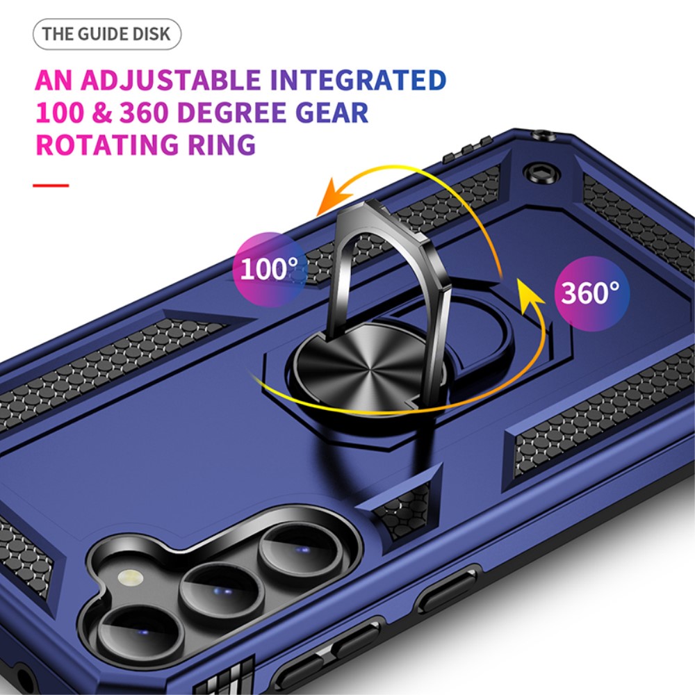  Samsung Galaxy S23 FE Skal Ring Hybrid Armor Blå
