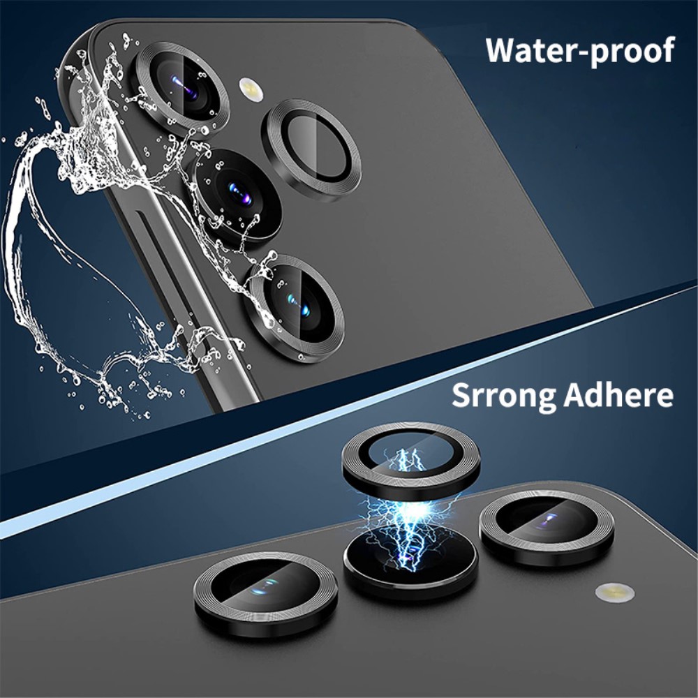 ENKAY ENKAY Galaxy S23 FE Linsskydd Aluminium Härdat Glas Lila