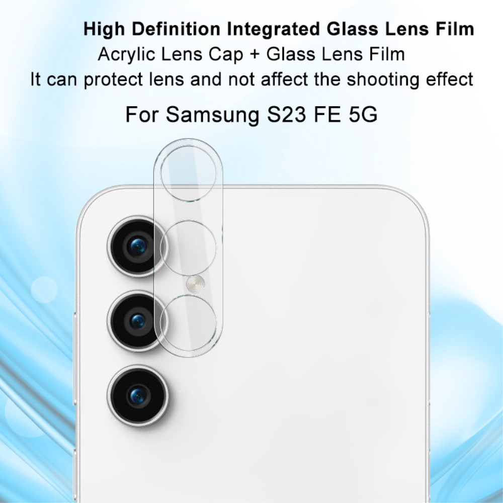 IMAK IMAK Galaxy S23 FE Linsskydd Härdat Glas/Akryl Transparent
