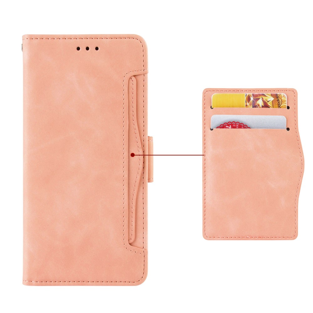  Xiaomi Redmi 12 5G/4G Fodral Med Avtagbart Kortfodral Rosa