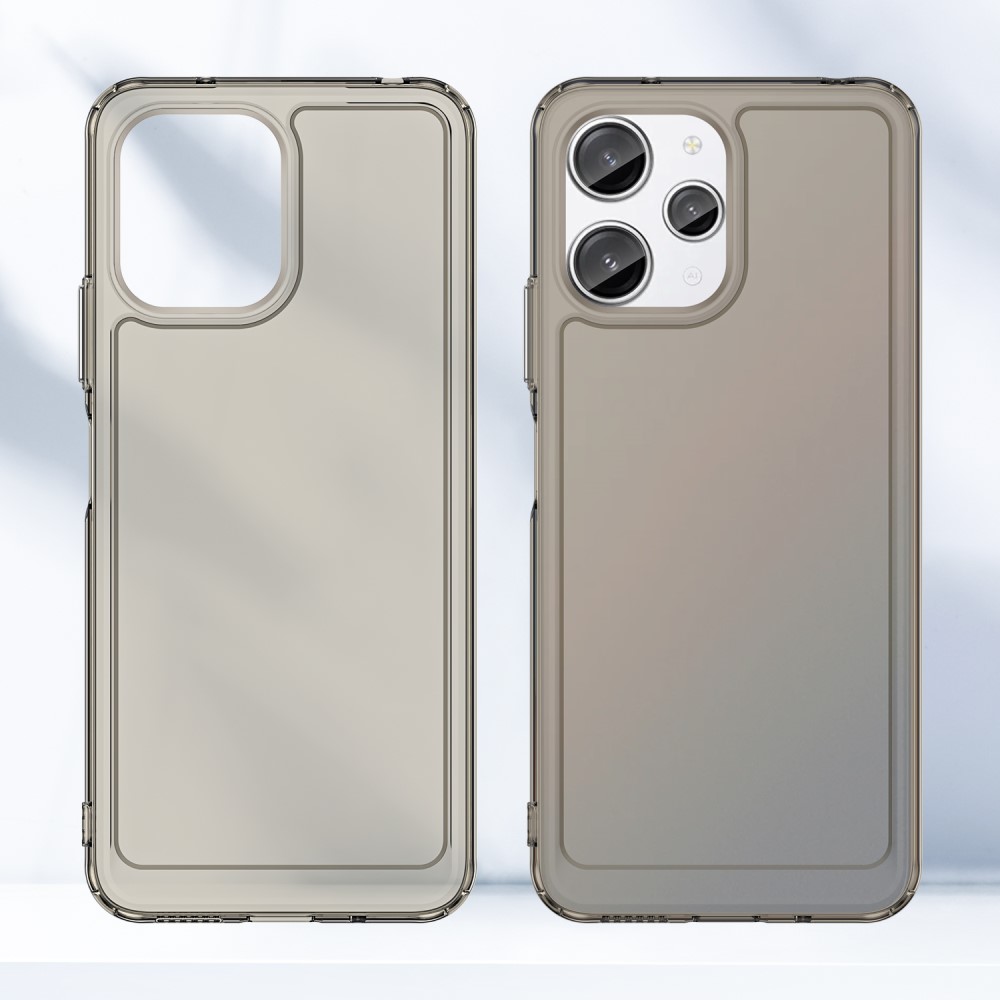 Xiaomi Redmi 12 5G/4G Skal Akryl/TPU Transparent Grå