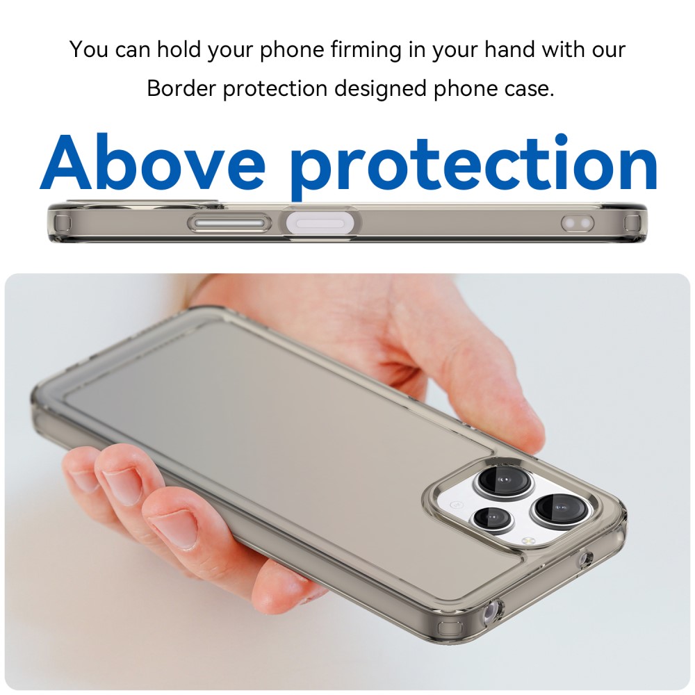  Xiaomi Redmi 12 5G/4G Skal Akryl/TPU Transparent Grå