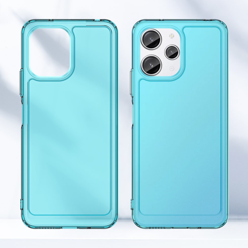  Xiaomi Redmi 12 5G/4G Skal Akryl/TPU Transparent Blå