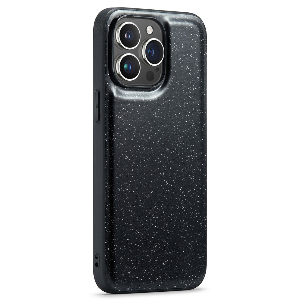 DG.MING DG.MING iPhone 13 Pro Skal Läder Glitter Svart