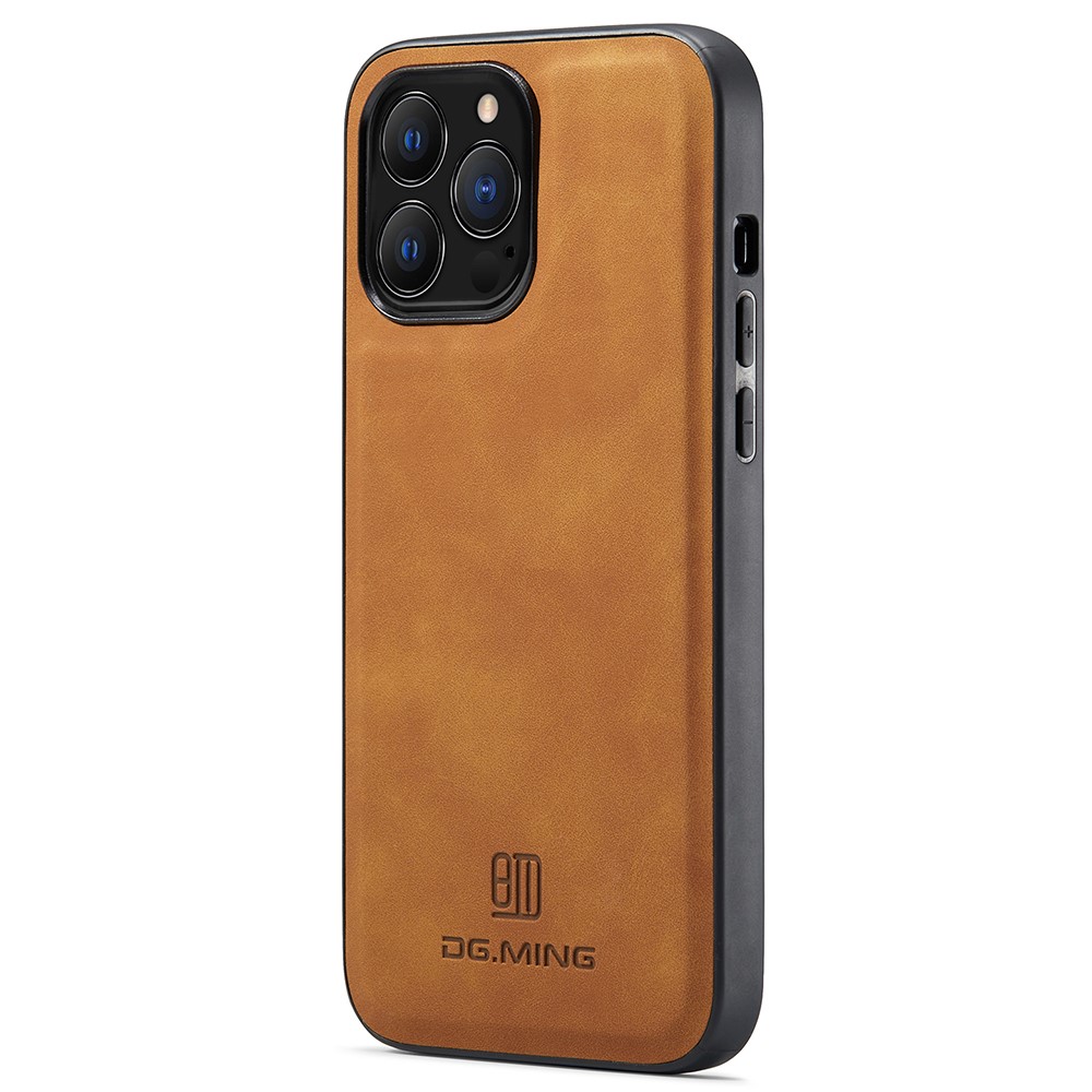 DG.MING DG.MING iPhone 14 Pro Max Skal Läderbelagt Brun