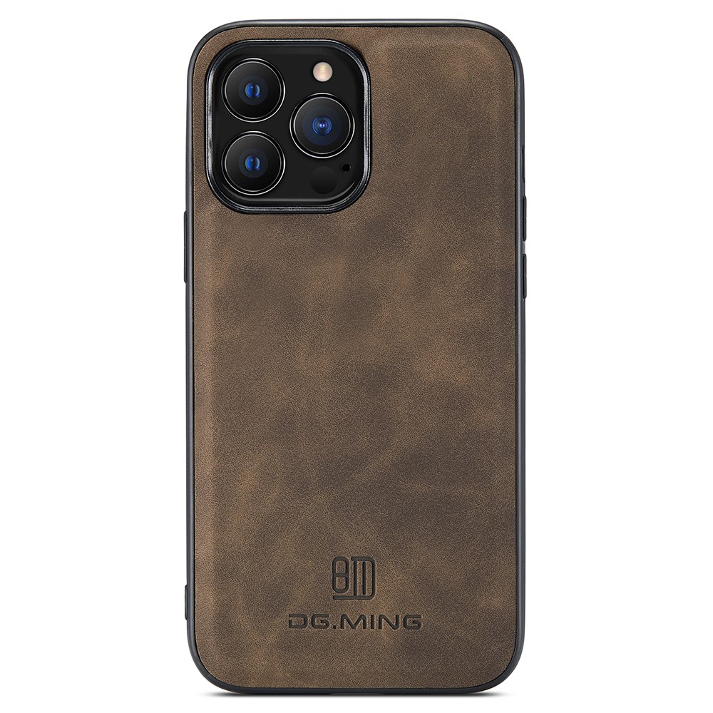 DG.MING DG.MING iPhone 15 Pro Max Skal Läderbelagt Mörk Brun