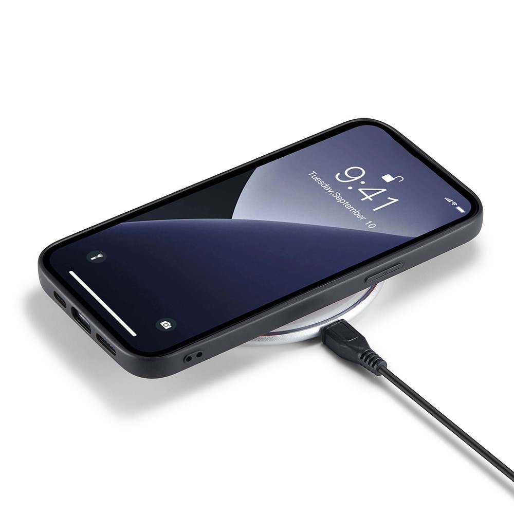 DG.MING DG.MING iPhone 15 Pro Max Skal Läderbelagt Mörk Brun