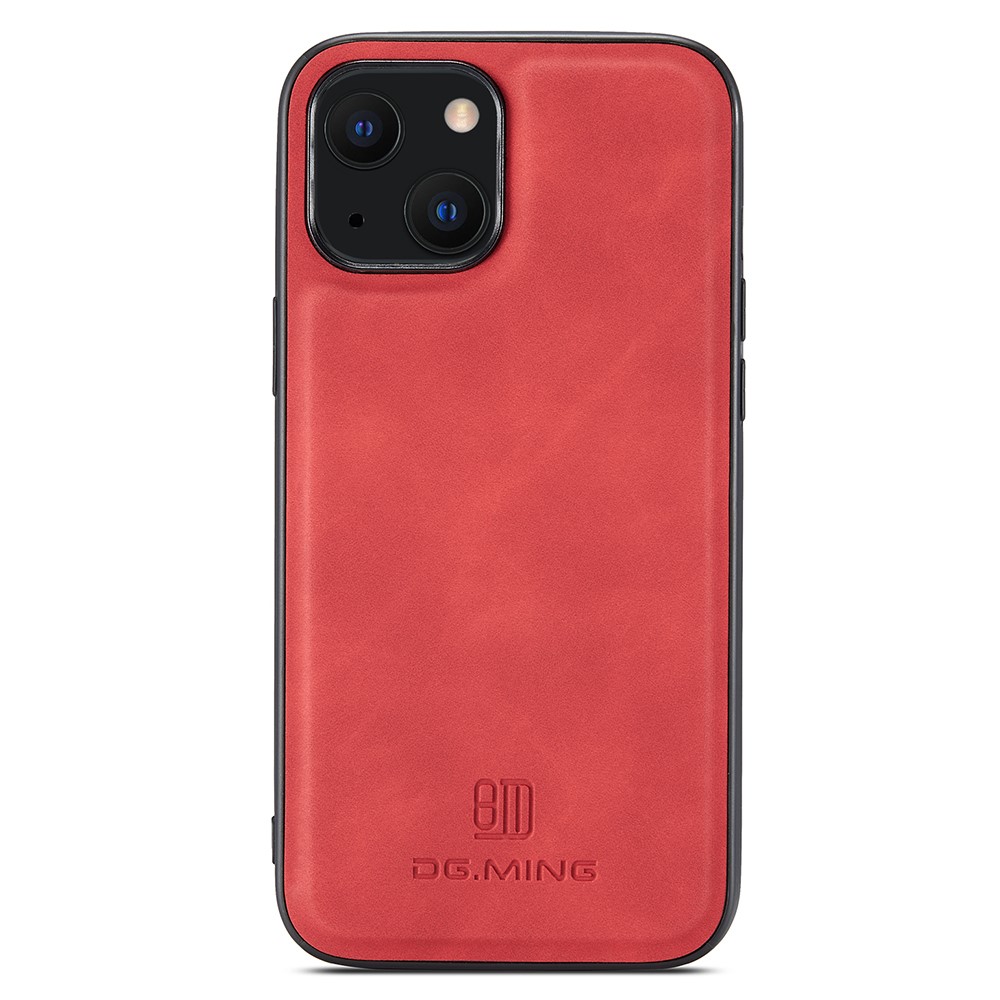 DG.MING DG.MING iPhone 14 Plus Skal Läderbelagt Röd