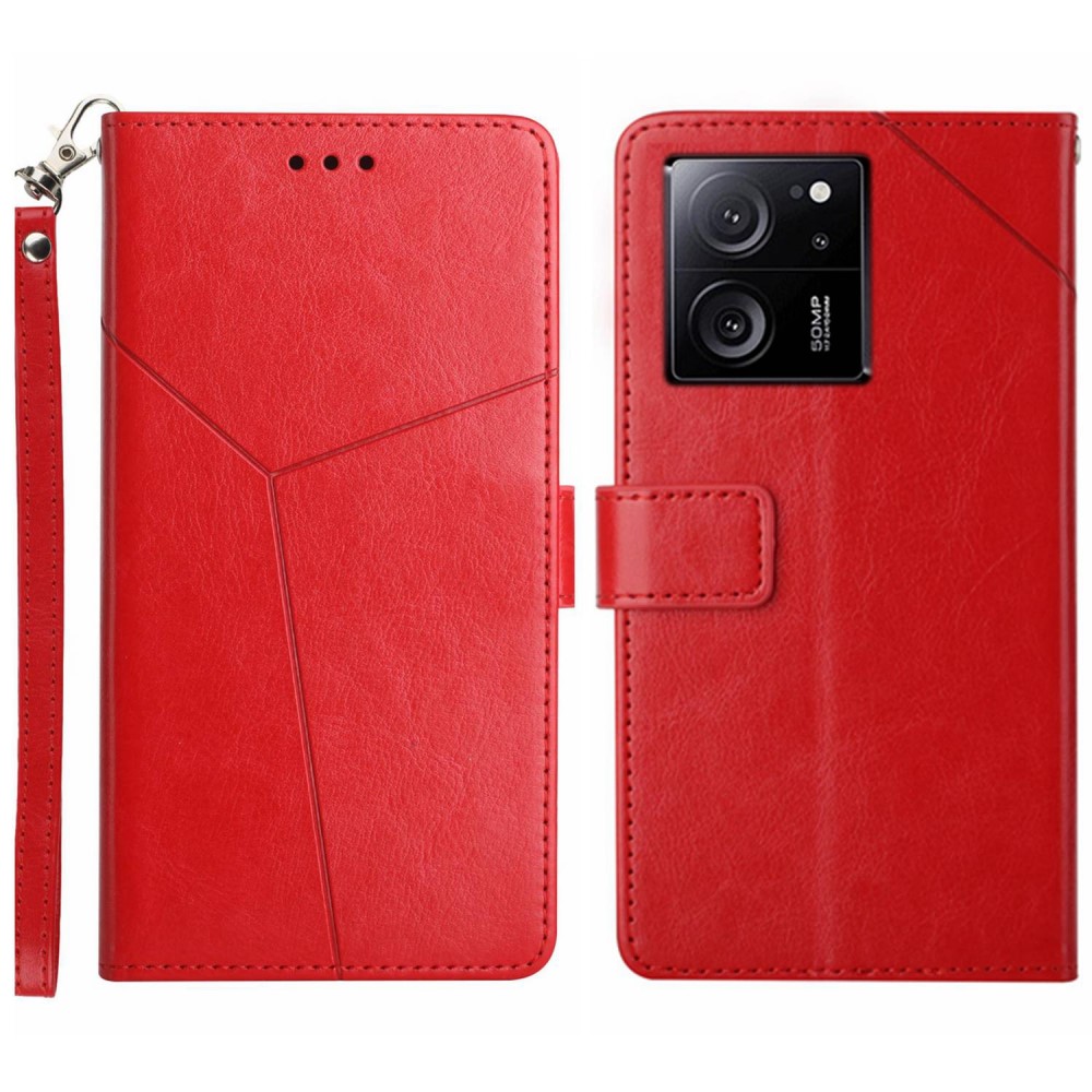  Xiaomi 13T / 13T Pro Fodral Y-Shape Röd