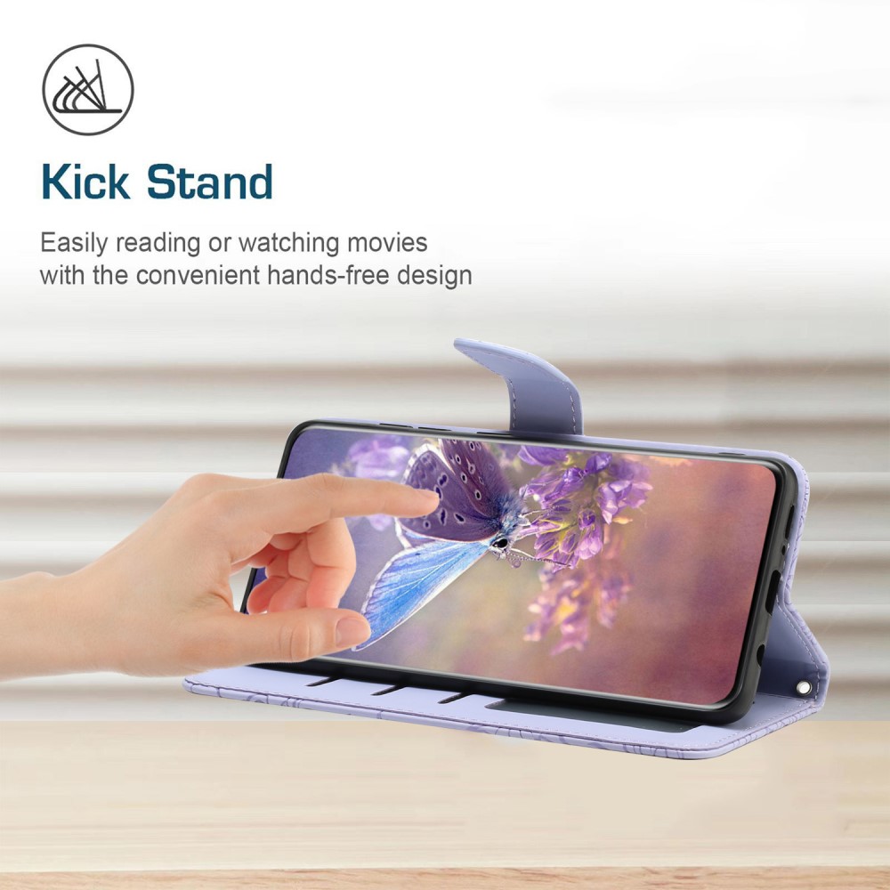  Xiaomi 13T / 13T Pro Fodral Med Tryck Lila
