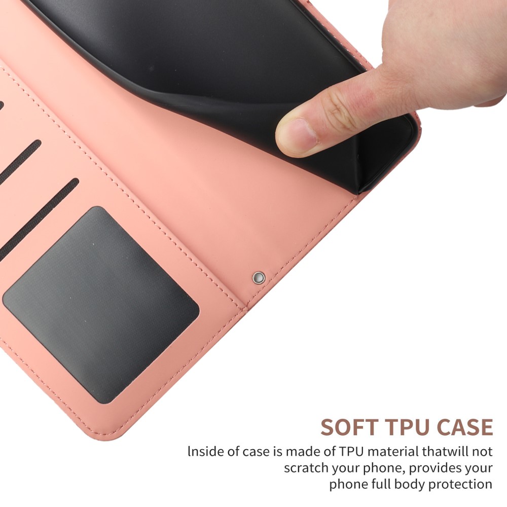  Xiaomi 13T / 13T Pro Fodral Med Tryck Rosa