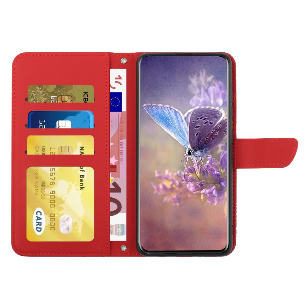  Xiaomi 13T / 13T Pro Fodral Med Tryck Röd