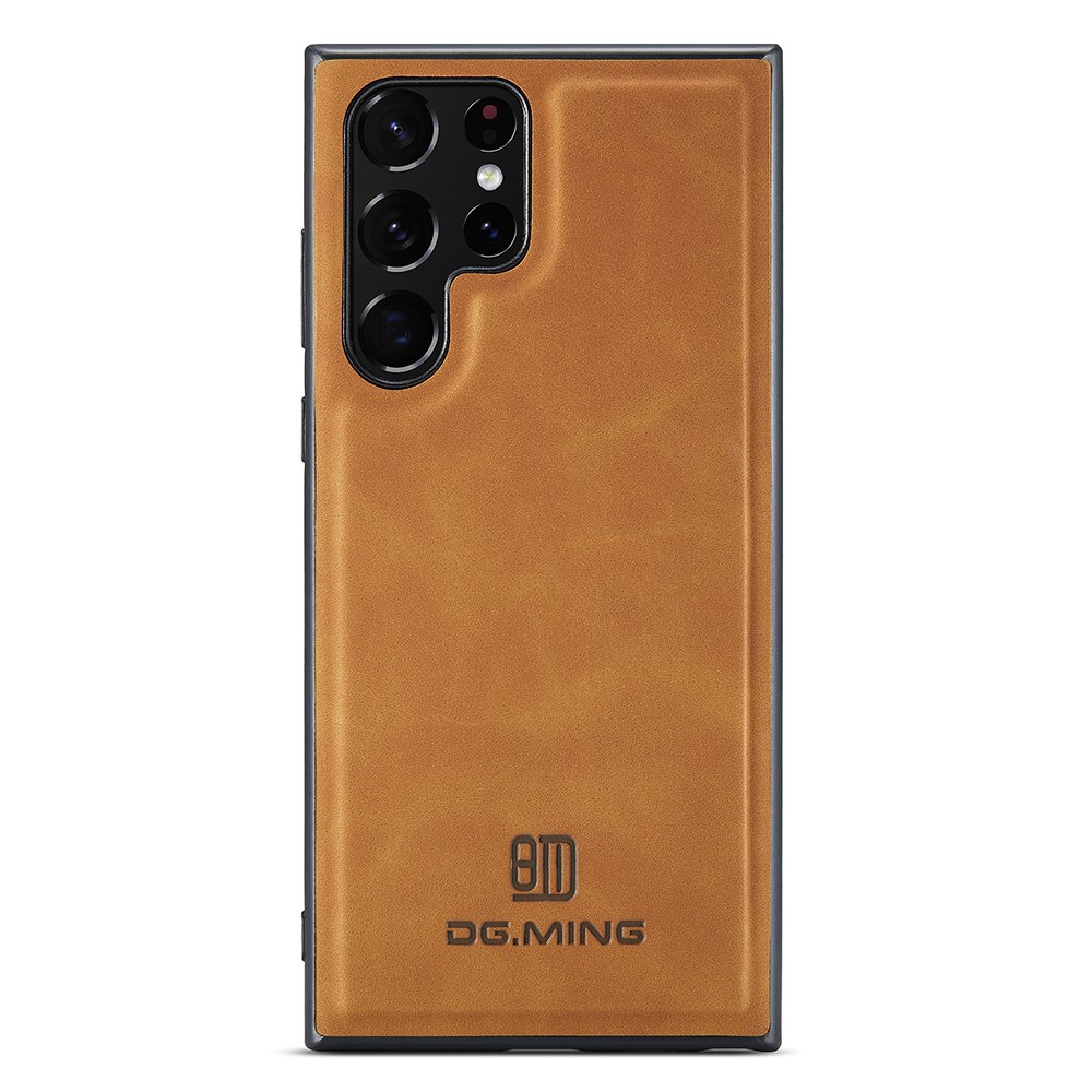 DG.MING DG.MING Samsung Galaxy S23 Ultra Skal Läderbelagt Brun