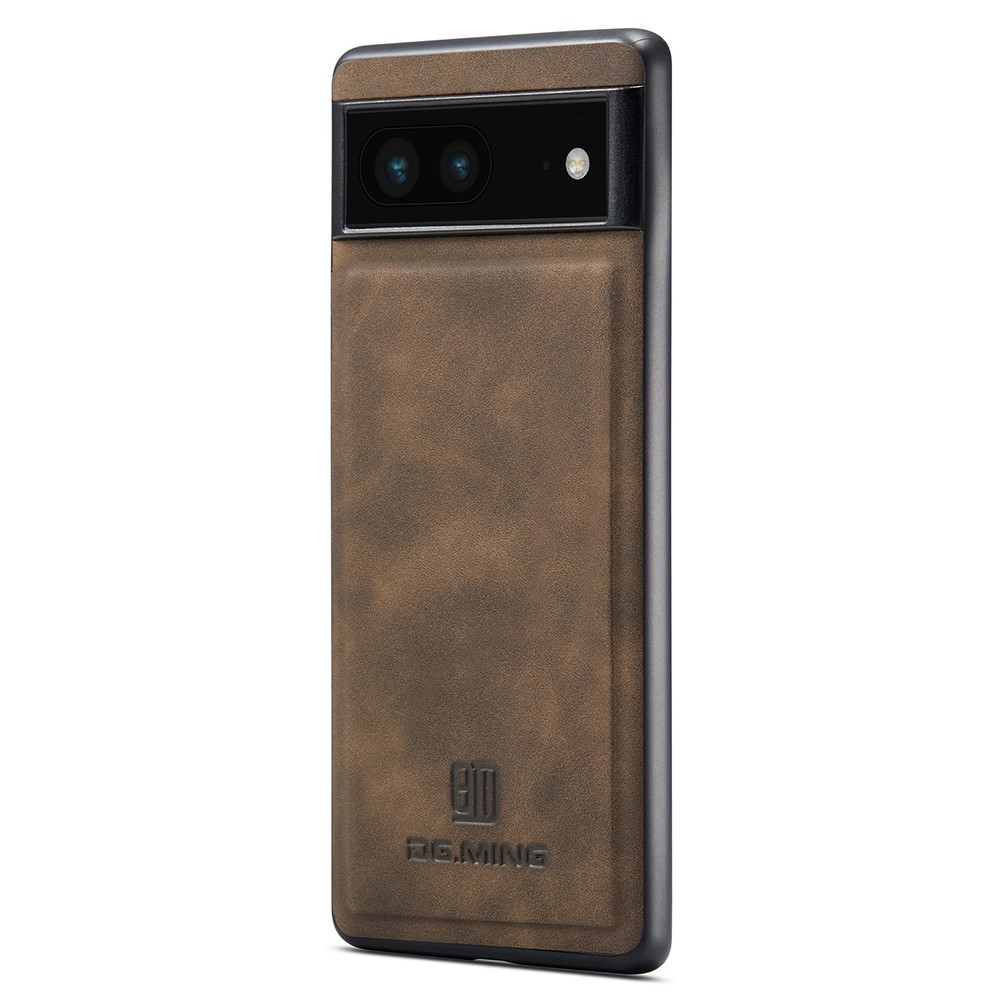 DG.MING DG.MING Google Pixel 7 Skal Läderbelagt Mörk Brun