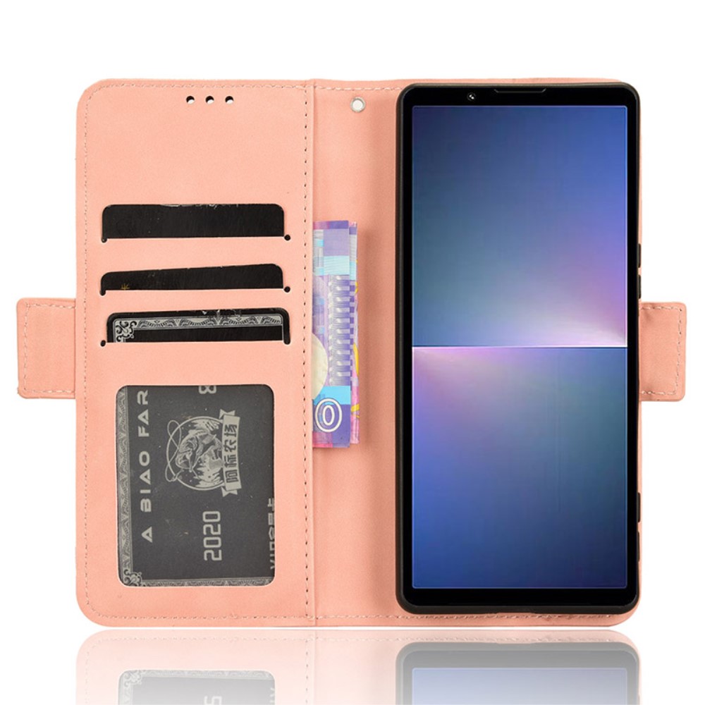  Sony Xperia 5 V Fodral Med Avtagbart Kortfodral Rosa