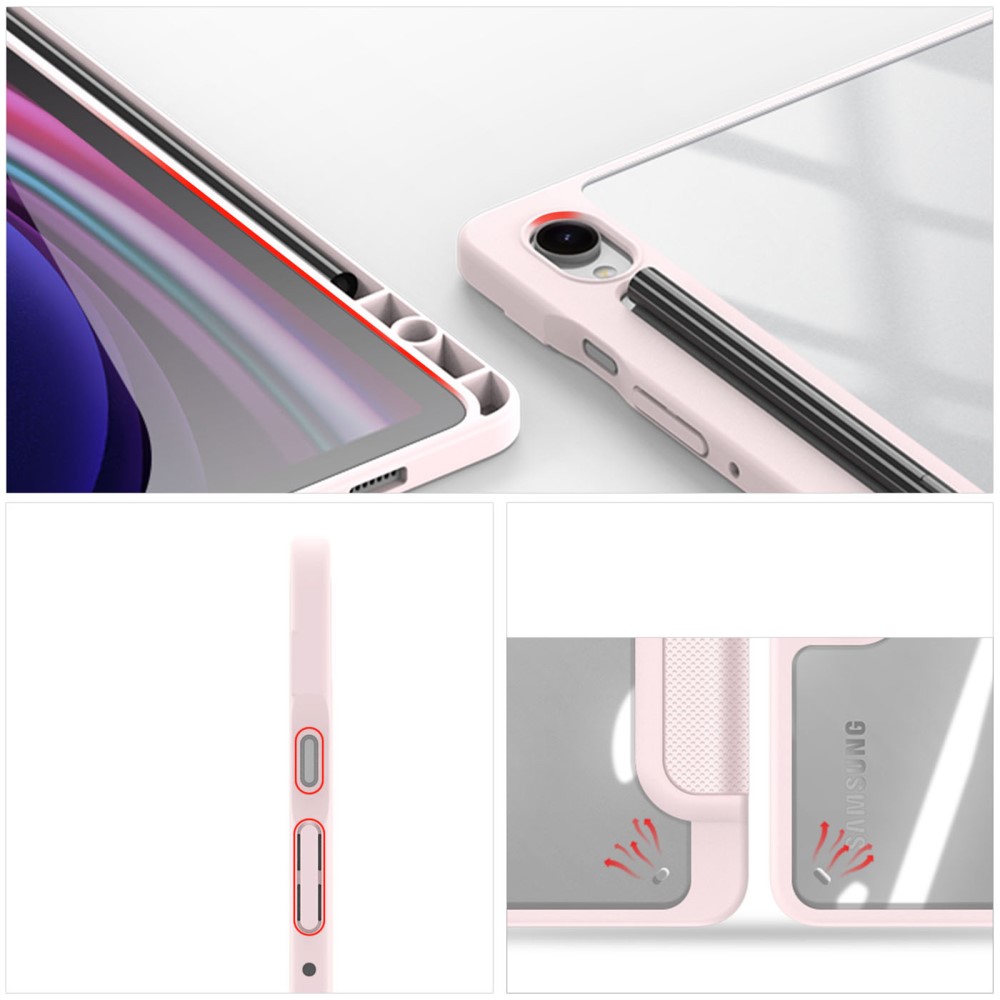 DUX DUCIS DUX DUCIS Galaxy Tab S9 FE Fodral TOBY Hybrid Rosa