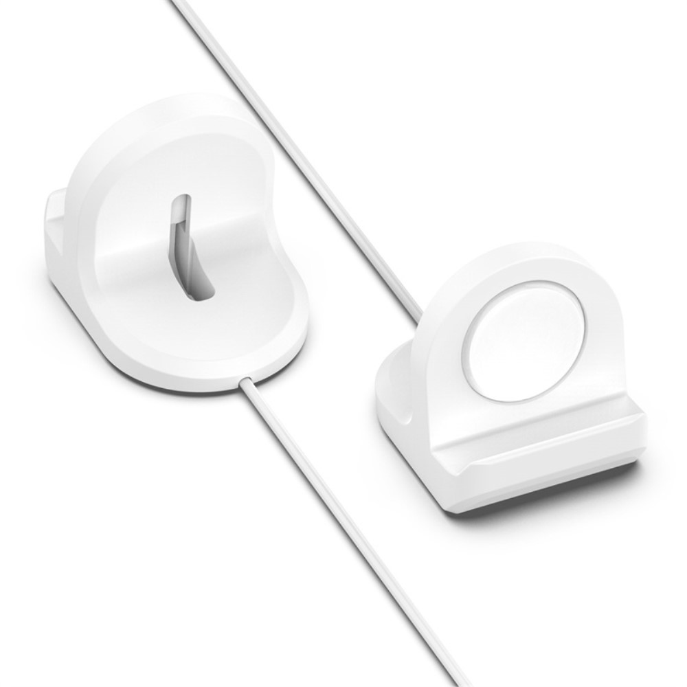  Google Pixel Watch Laddningsstativ Silikon Vit