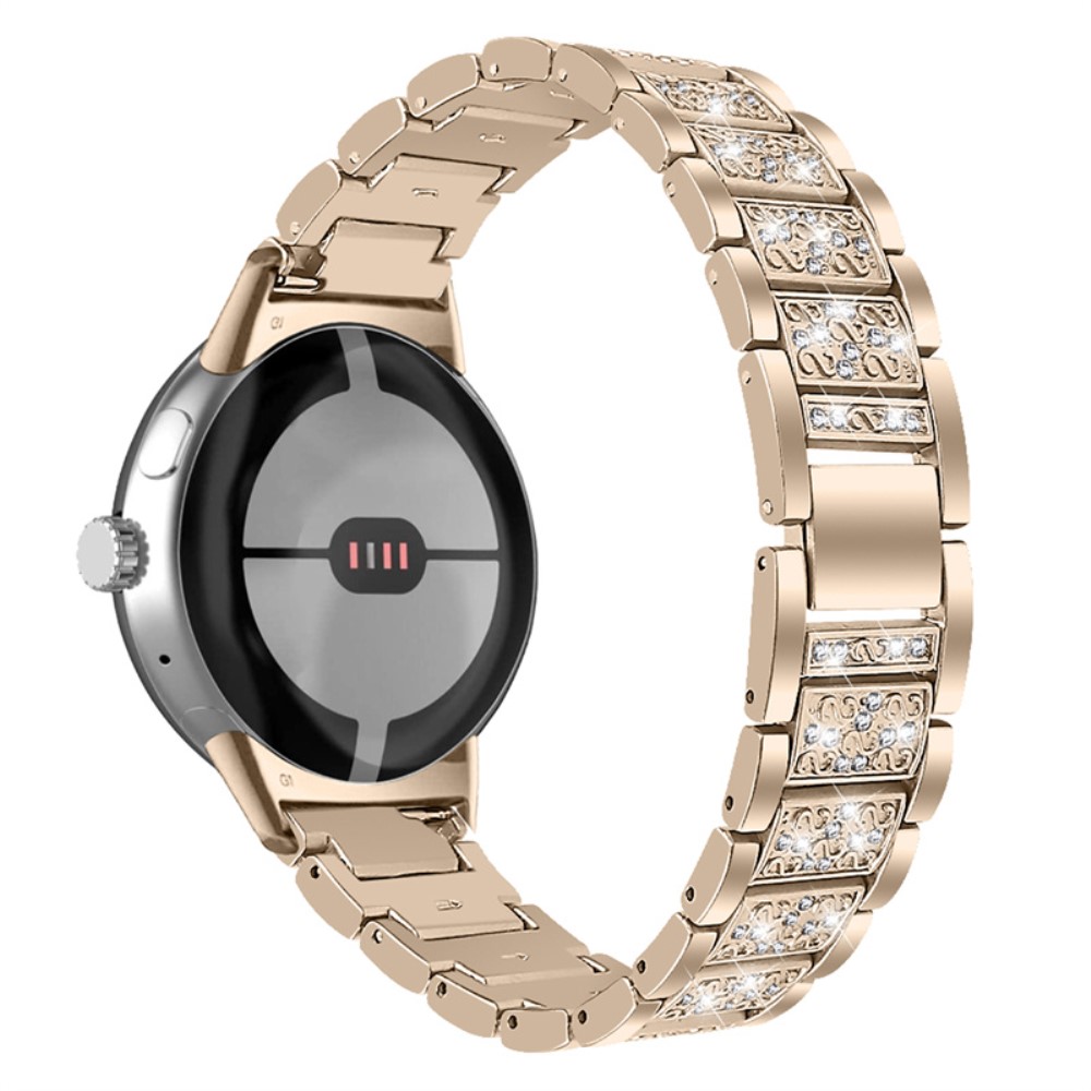  Rhinestone Metallarmband Google Pixel Watch / Watch 2