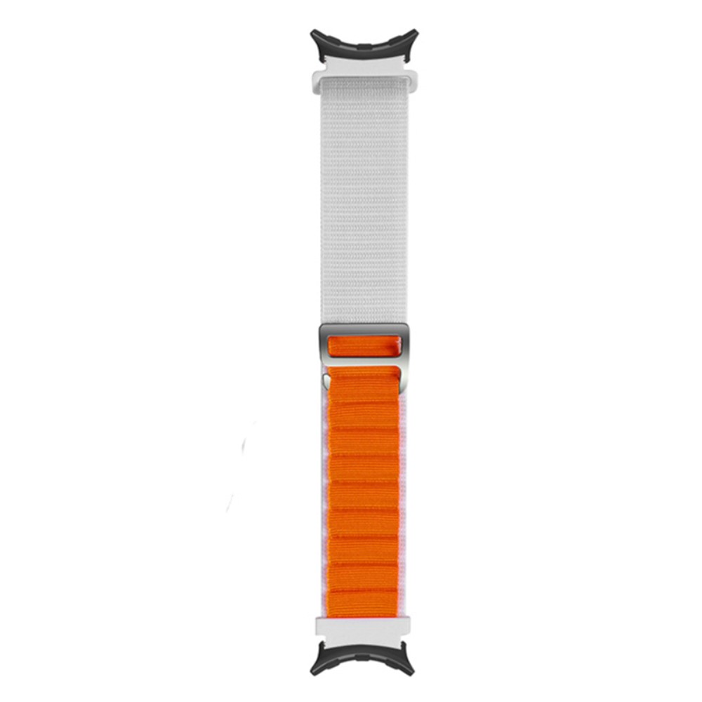  Google Pixel Watch / Watch 2 Armband Nylon Pro Vit/Orange