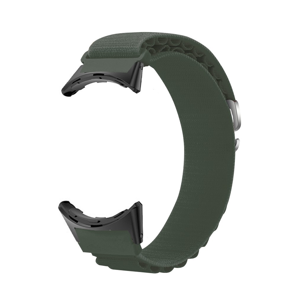  Google Pixel Watch / Watch 2 Armband Nylon Pro Militär Grön