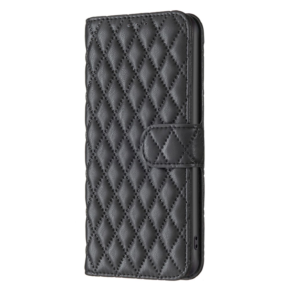  Motorola Moto G54 5G Fodral Diamond Läder Svart